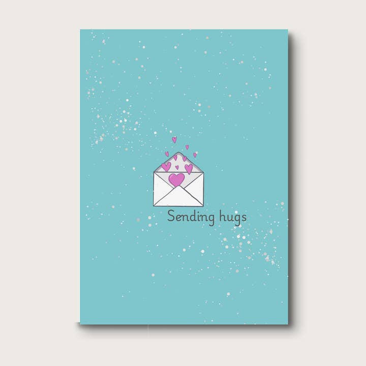 AligN Art Studio - Wholesale Love Card - Sending Hugs