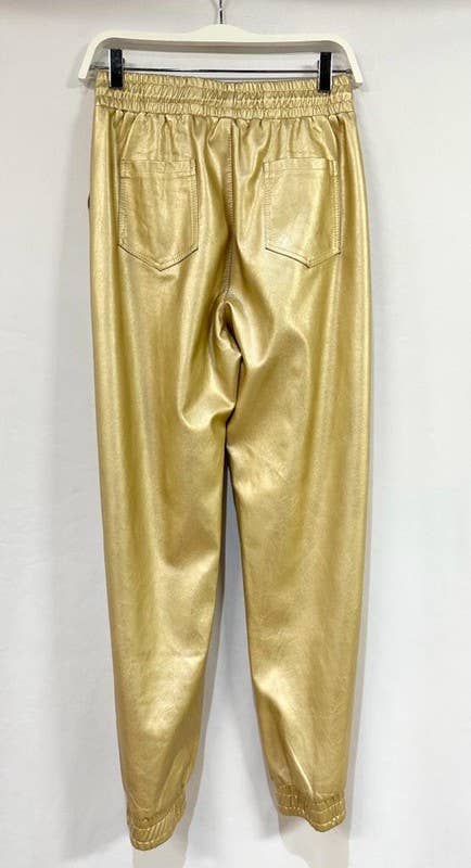 VENTI6 - Wholesale Lounge Sweatpants/Joggers - Women's - PU DRAWSTRING CUFFED JOGGER WITH POCKETS (90110-PU)9