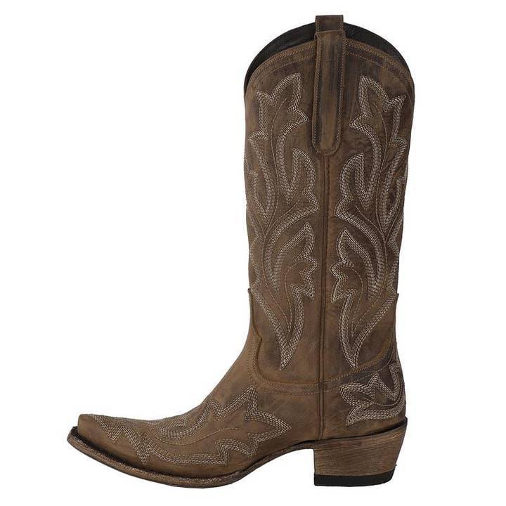 JPC Equestrian – wholesale Cowboy boots – Women’s – Lane Ladies Burnt Caramel Saratoga Western Boot3