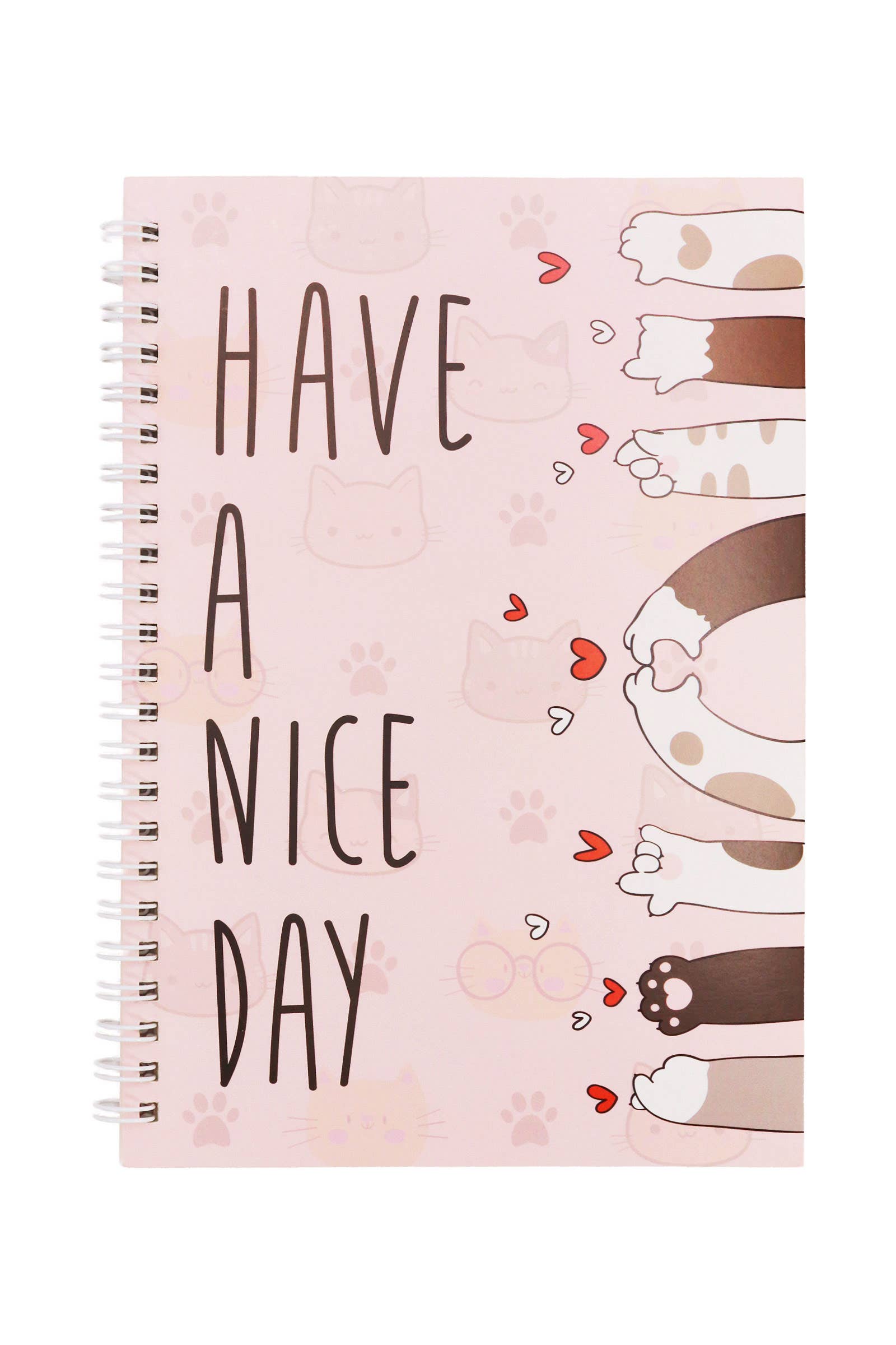 ASSORTED Cute Cat A5 Spiral Bound Notebook - 12 Pcs for wholesale on Faire5