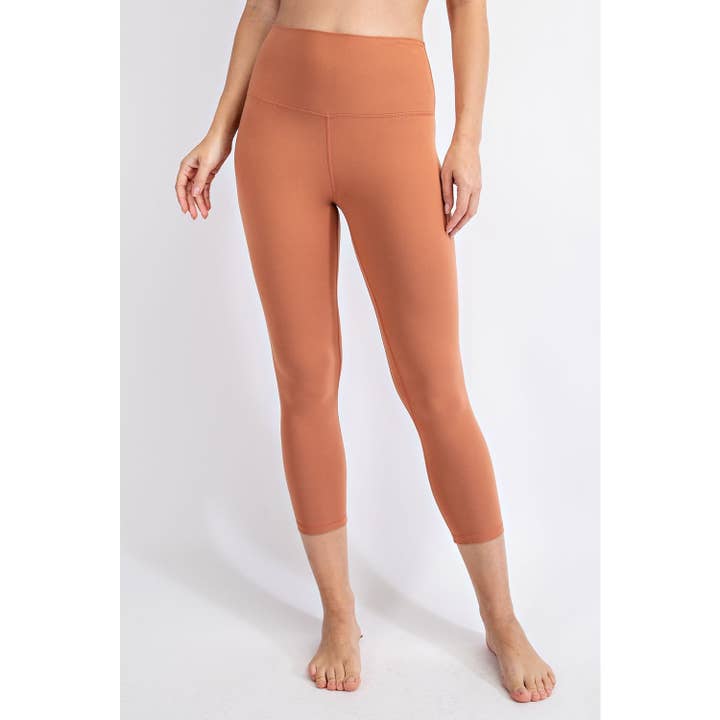 Rae Mode - Wholesale Fashion Leggings - Women's - CAPRI LENGTH YOGA PANTS WITH TWO-LINE INSEAM