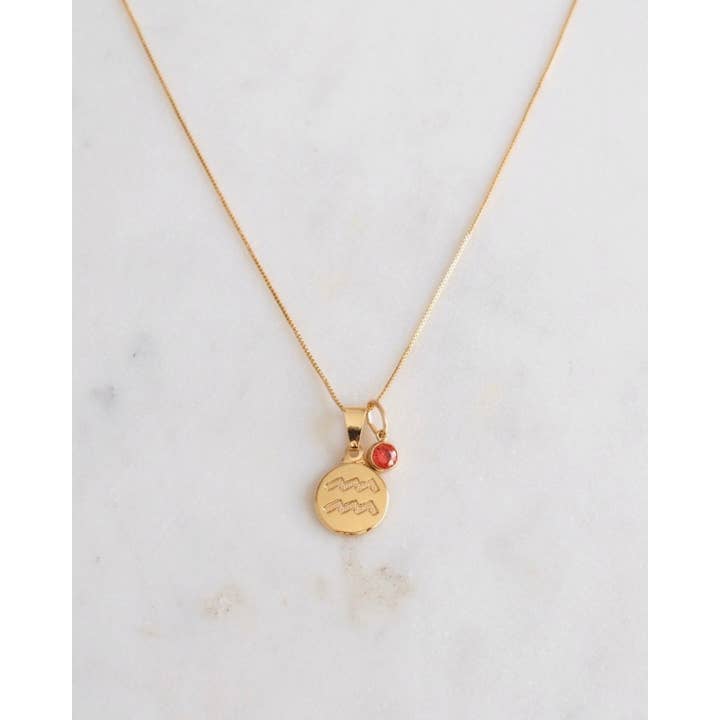 ERIJEWELRY – Engroshandel Halskæde med vedhæng – Vandmanden stjernetegn halskæde3