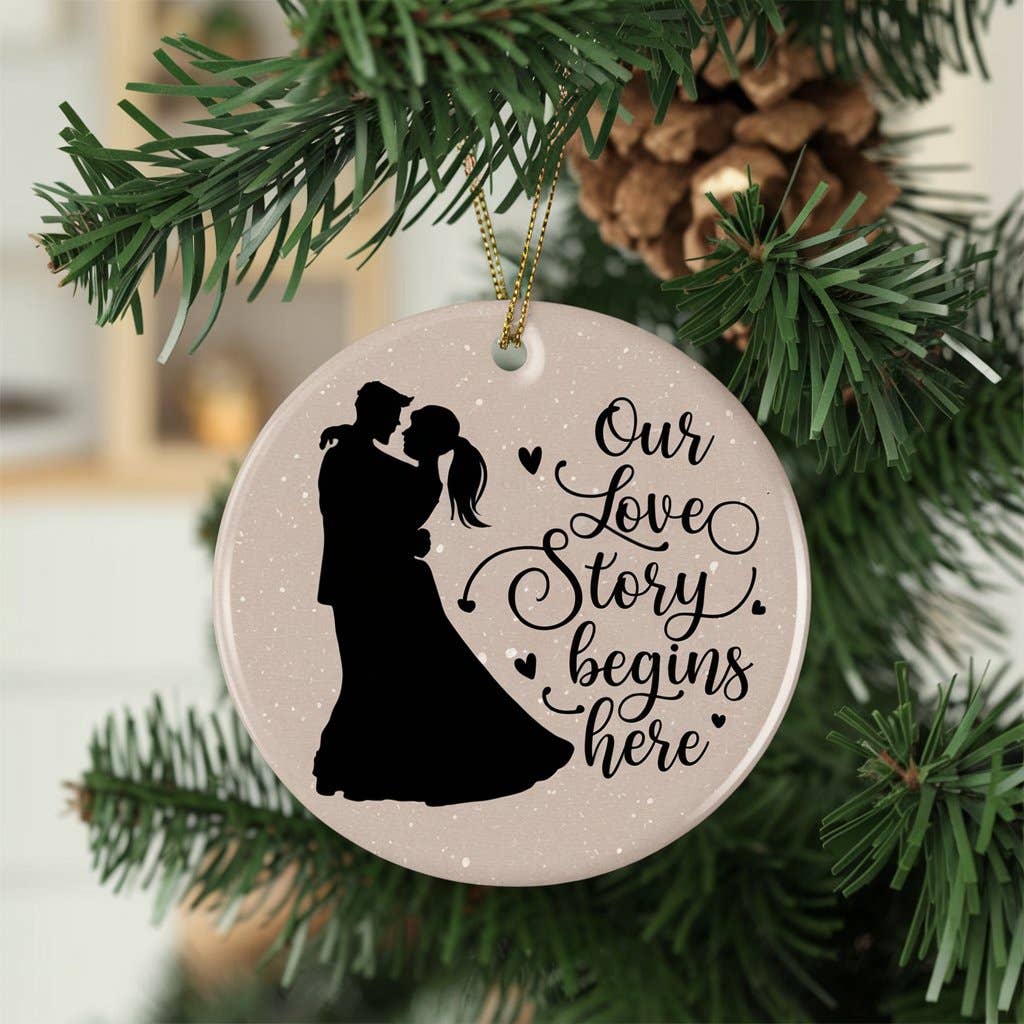 City Souvenirs - Wholesale Ornament - Custom Design Porcelain Ornament Single Sided2