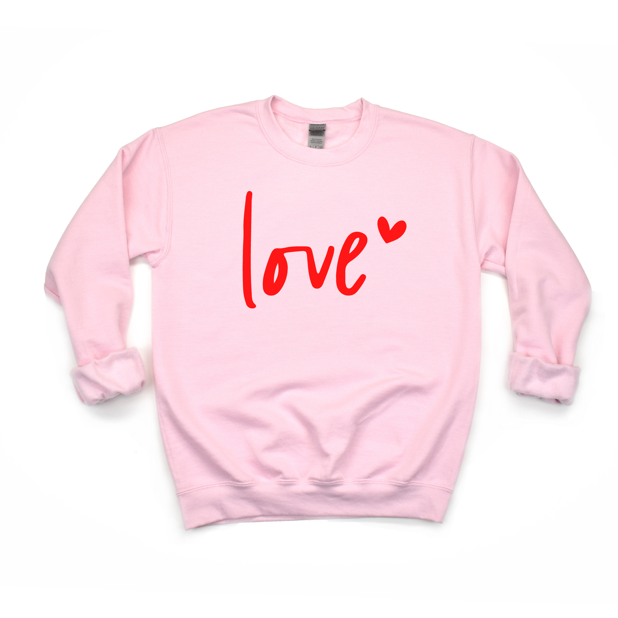 Benny & Ray Apparel - Wholesale Graphic Sweatshirt - Women's - Love XOXO Valentine Adult Crewneck Sweatshirt1