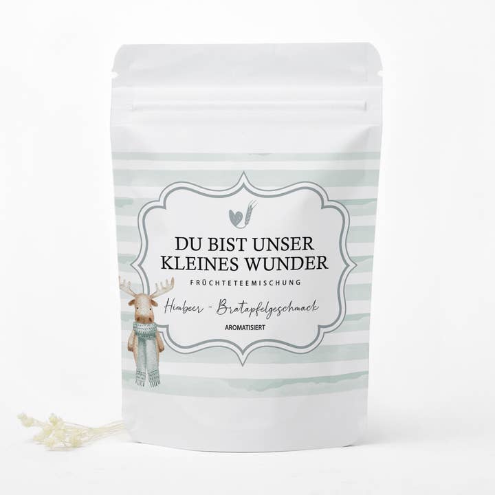 “You are our little wonder” tea bag for wholesale by Bake Affair GmbH