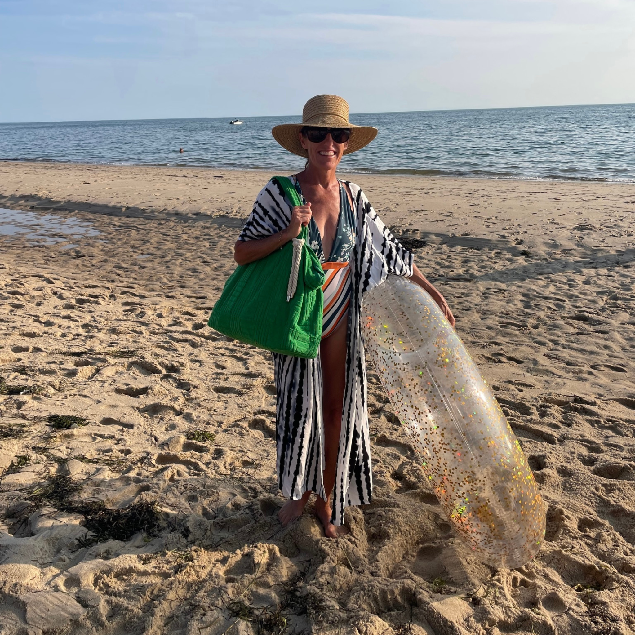 Bette - Wholesale Tote Bag - Women's - Lima Green Terry Weekender Set with Waterproof Clutch10