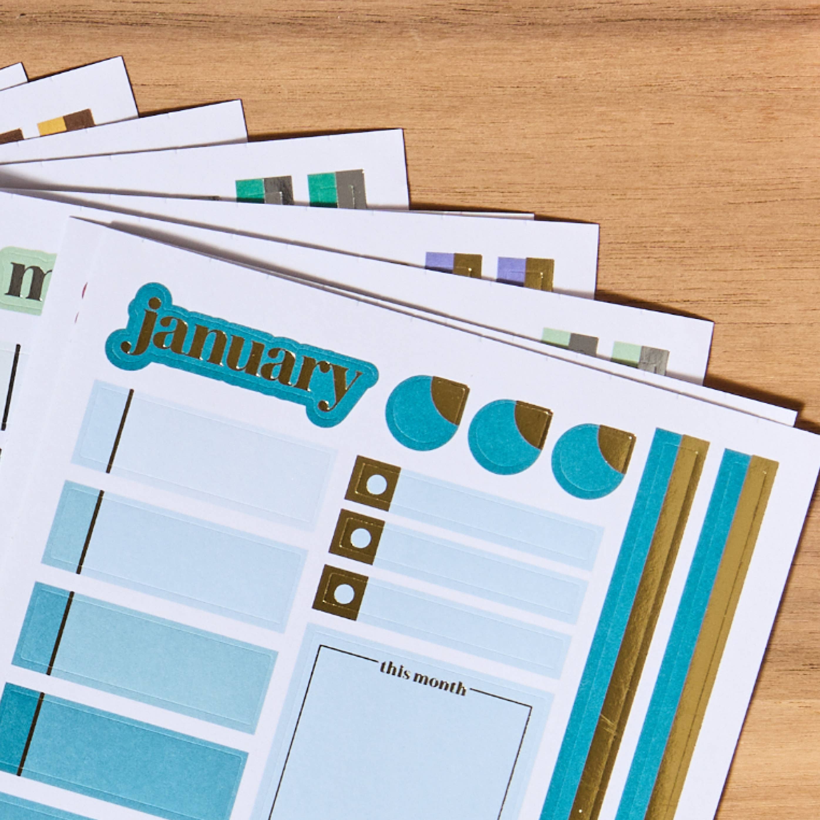 Erin Condren Design - Wholesale Sticker - Monthly Sticker Book - Edition 115