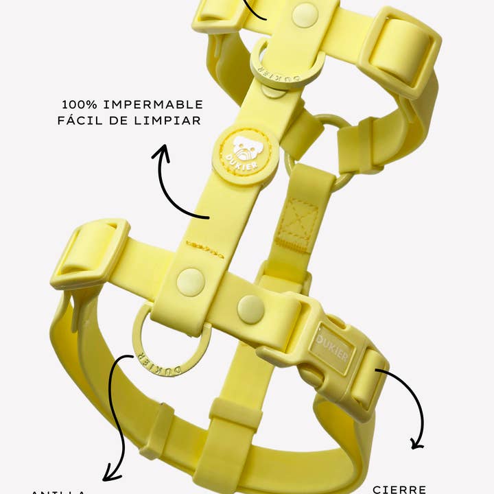 Dukier - Wholesale Pet Harness - Dog - YELLOW WATERPROOF DOG HARNESS4