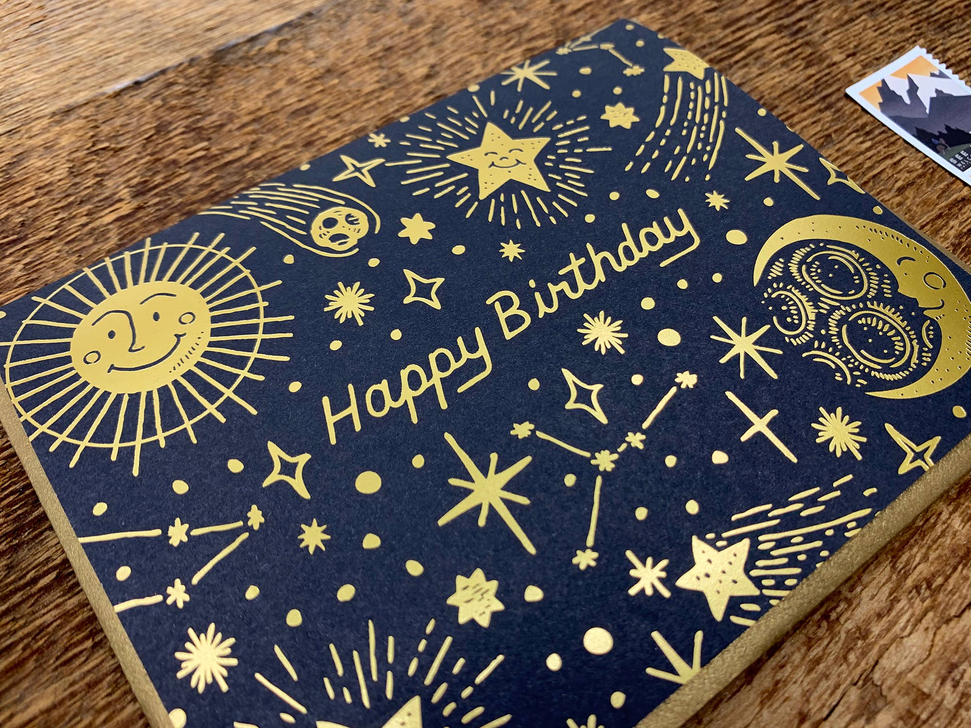 Noteworthy Paper & Press - Wholesale Birthday Card - Celestial Birthday Card2