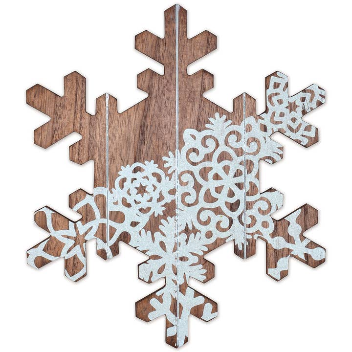 Snowflake Wall Decor 16" for wholesale by Sunset Vista Designs