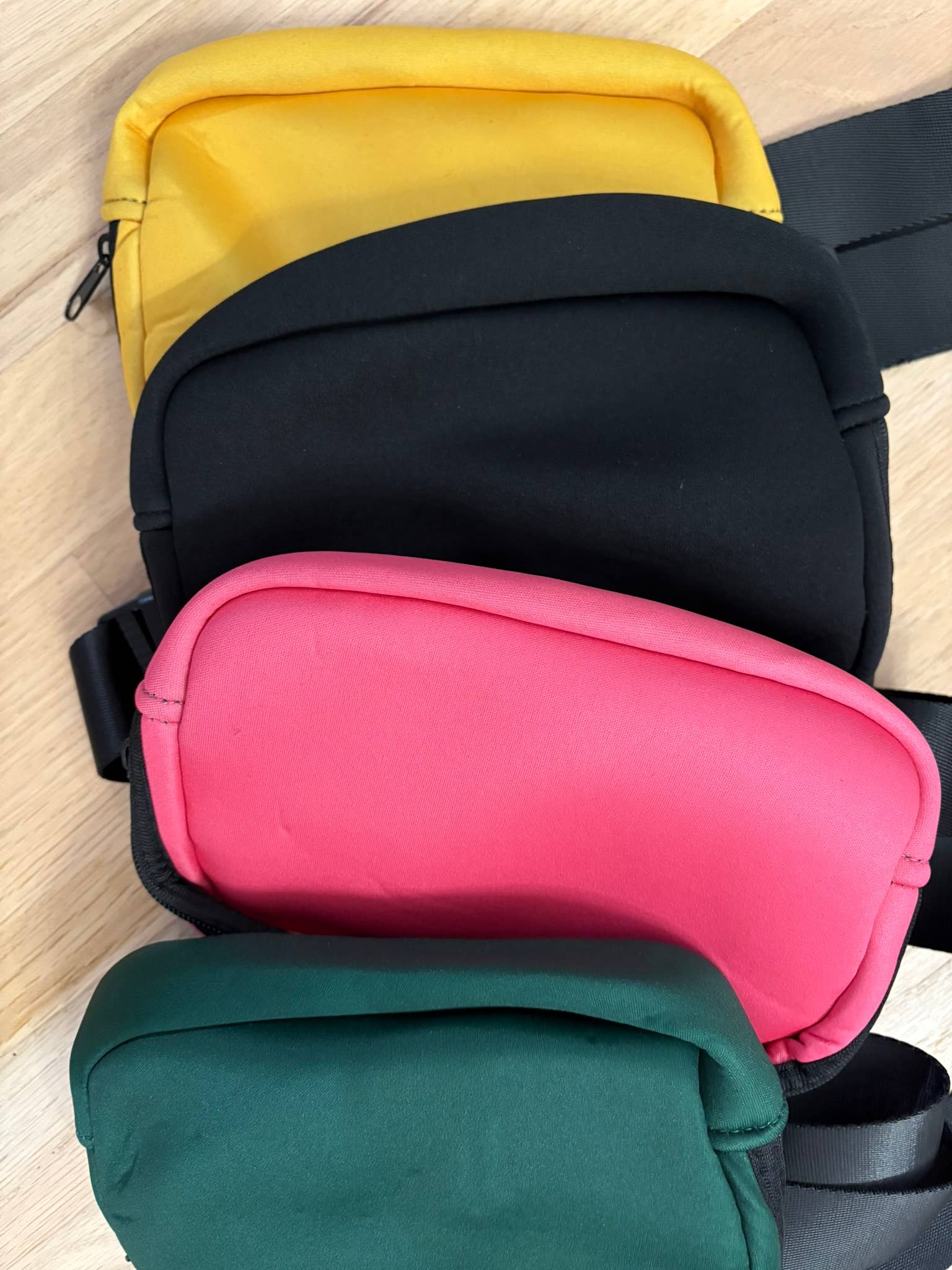 TrendyKeys - Wholesale Belt Bag - Women's - Neoprene Sling/Belt Bags, Patchable, Multiple Pockets1