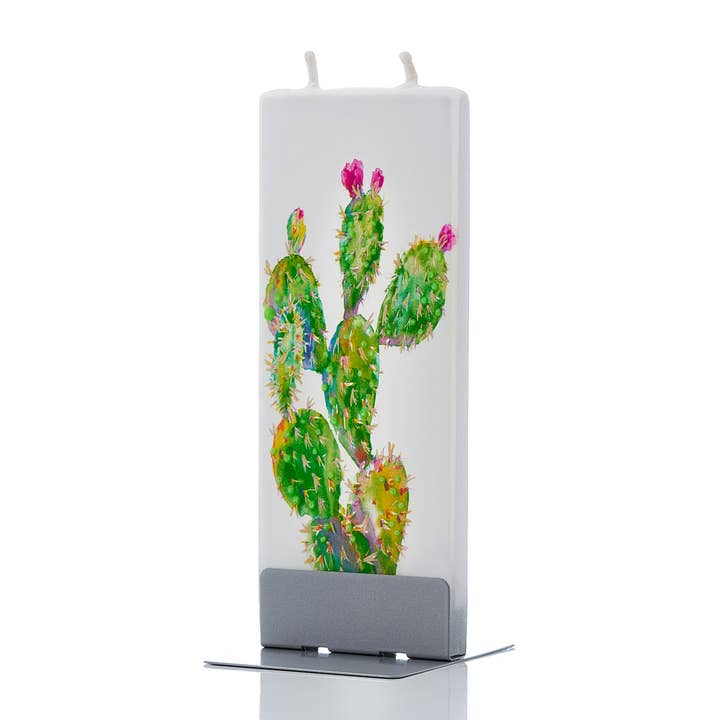 Flat Handmade Candle - Prickly Pear Cactus for wholesale by Flatyz Candles
