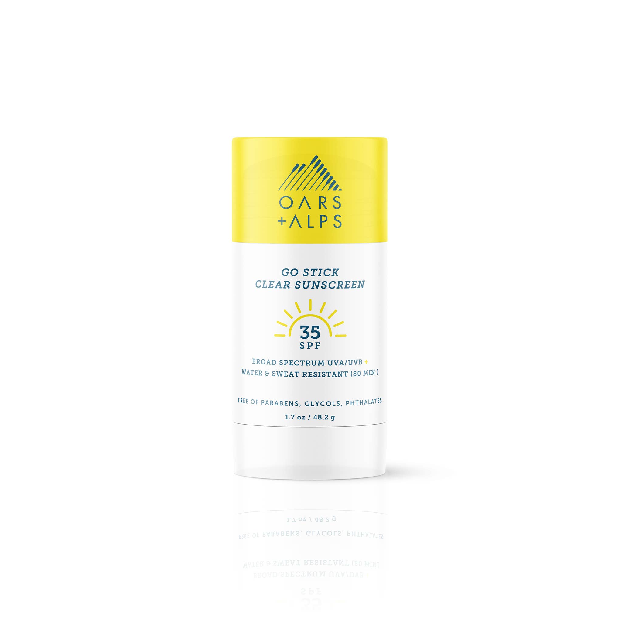 Oars + Alps - Wholesale Sunscreen - Men's - Go Stick Clear SPF 35 Face Men's Sunscreen Stick, Vitamin E