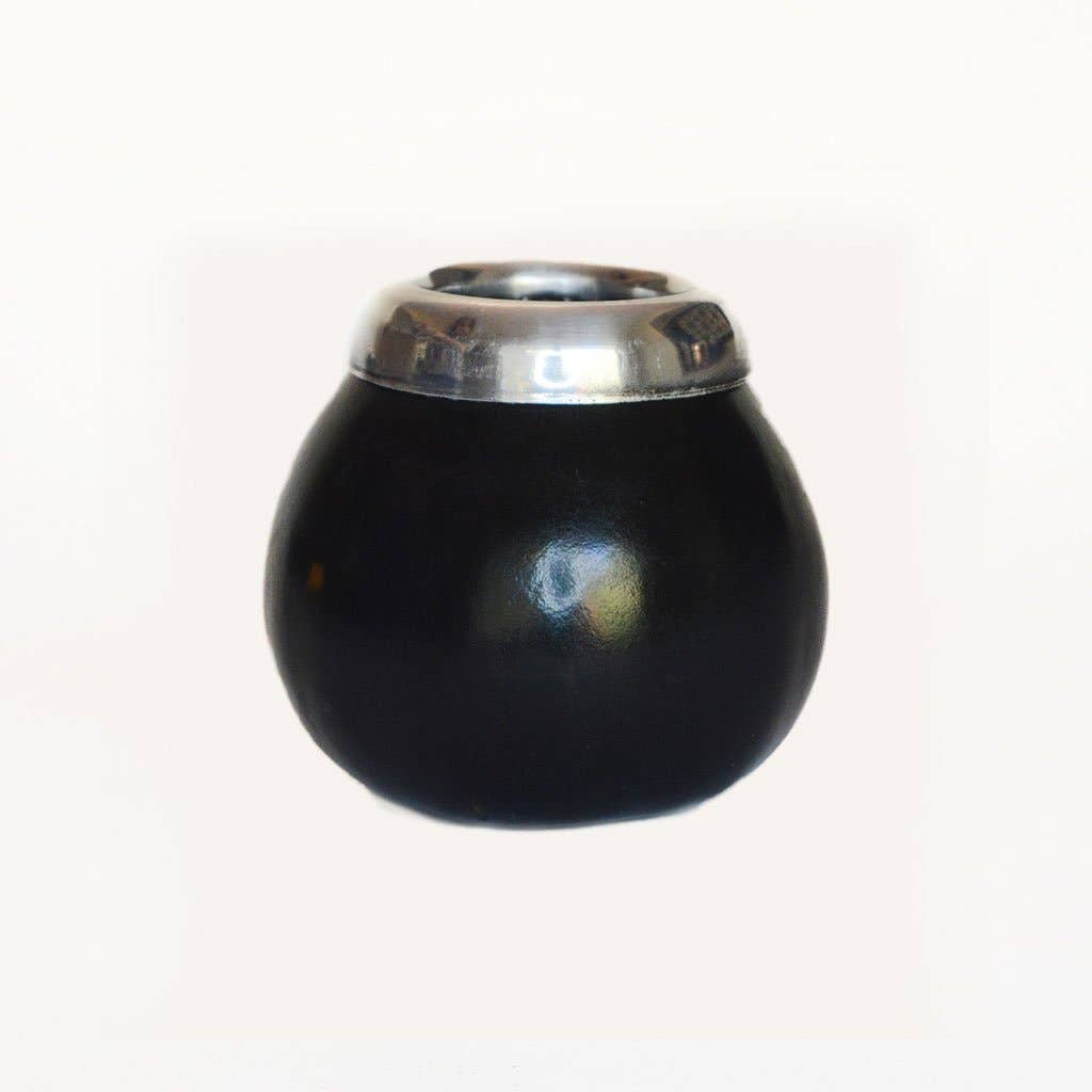 SoulMate Yerba Co. LLC - Wholesale Drinking Glass/Cup - Maté Gourd with Alpaca Ring - 4oz0