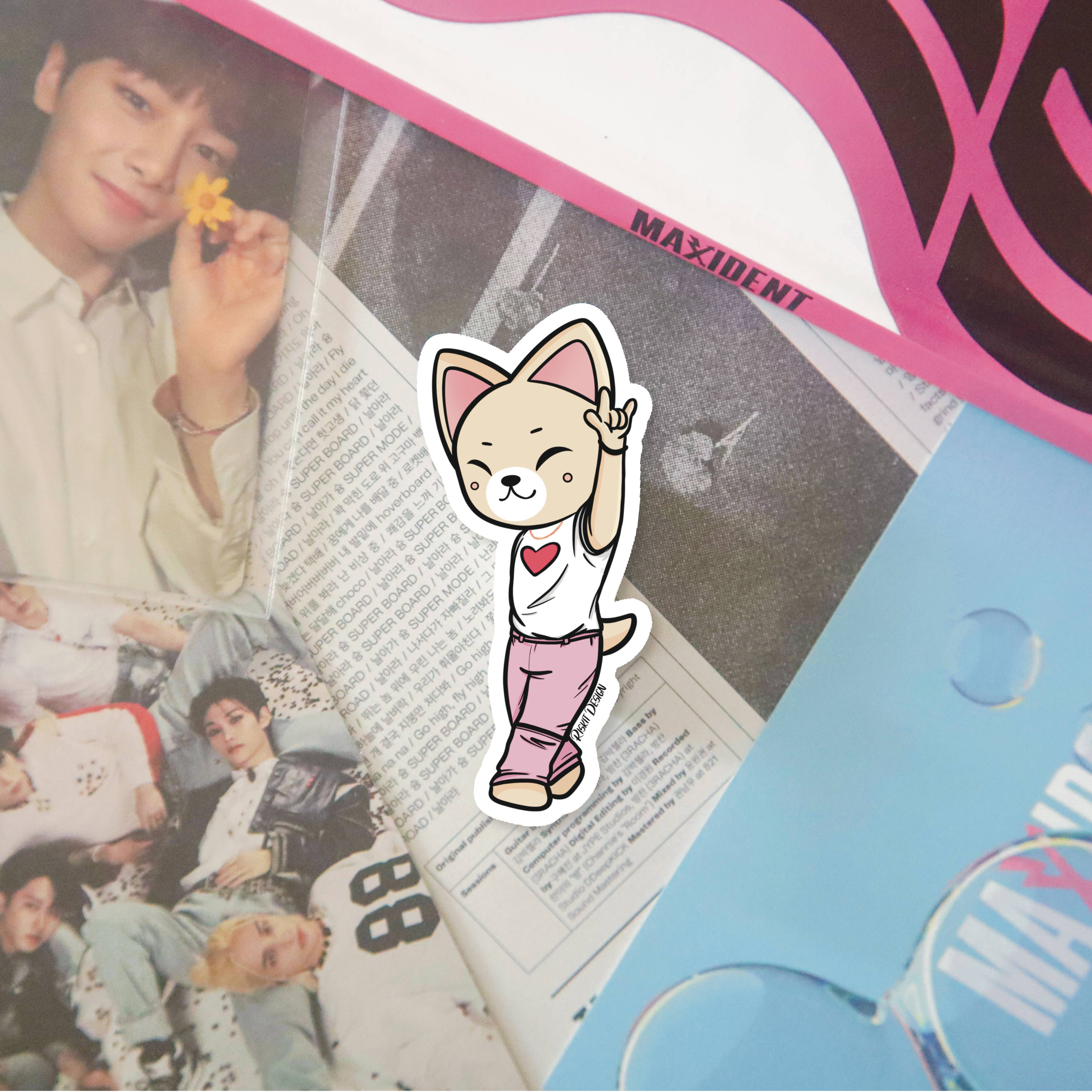 Riskit Design - Wholesale Sticker - KPOP 143 transparante vinylstickers8