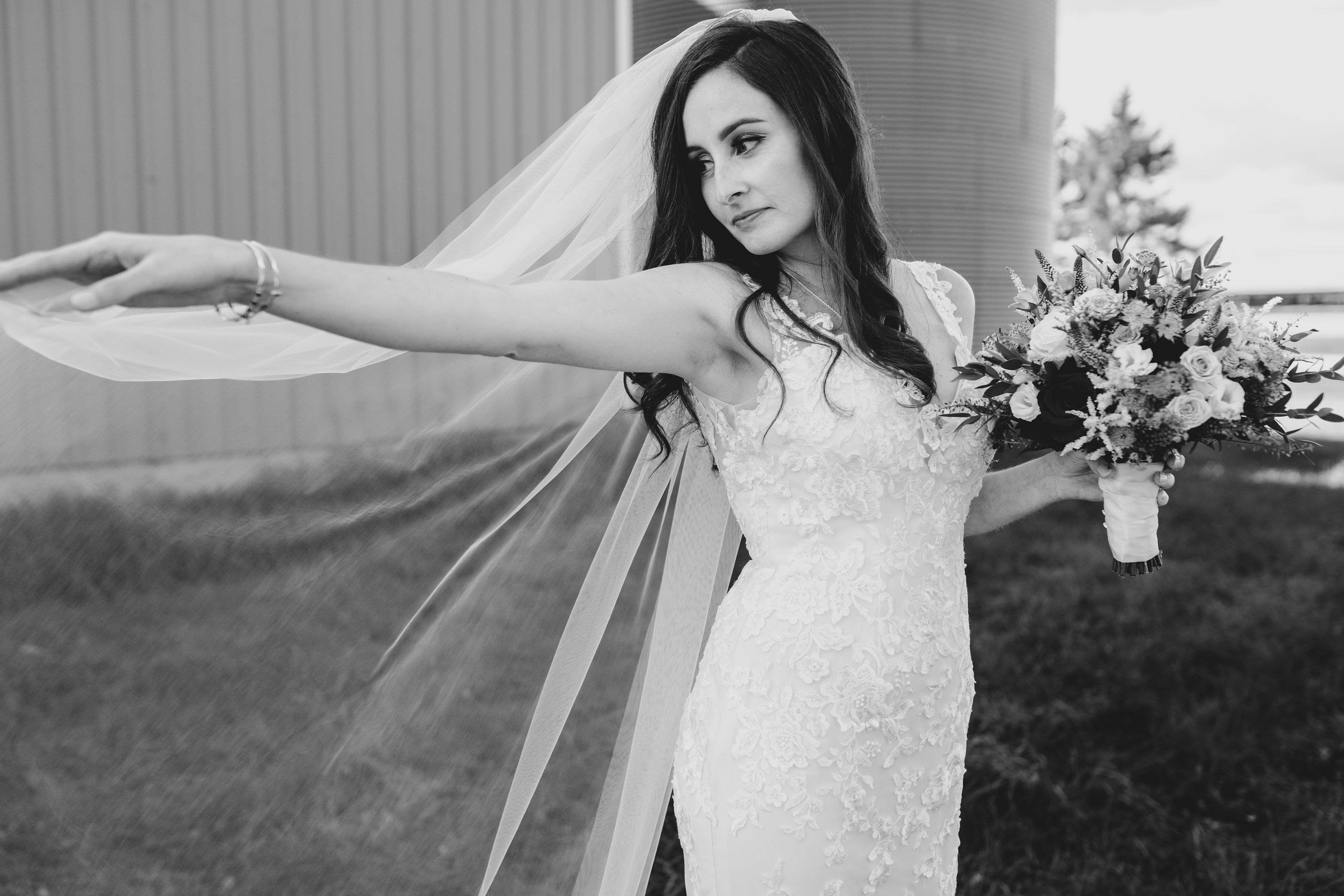 Ruffled Rose Veils - Wholesale Veil - Women's - Soft Cathedral Veil (108 Inches)7