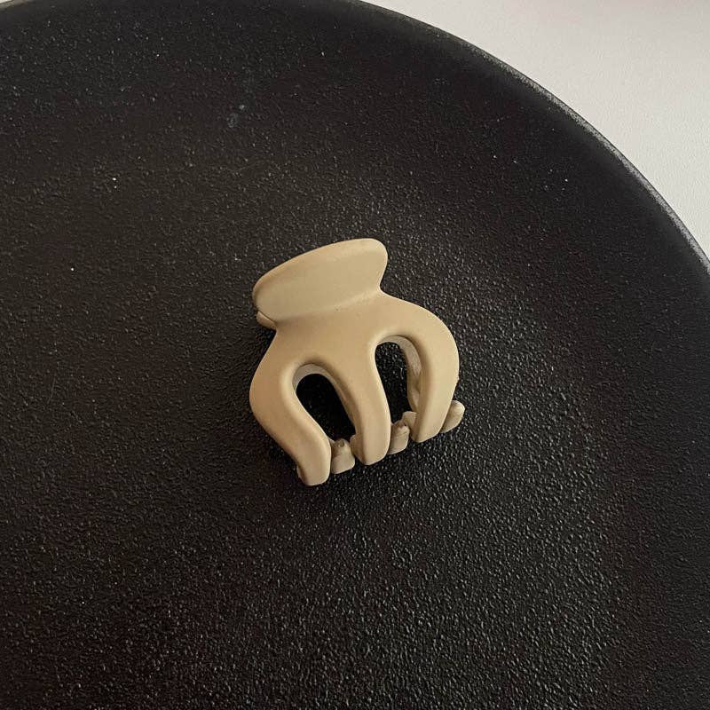 Sweetkama - Venta al por mayor Horquilla para el pelo - Mujer - Pinzas para cabello de mujer con diseño simple mate de garra en forma de pulpo SKAJ0776