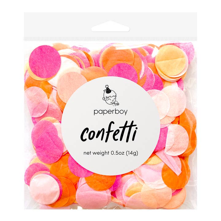 Confettis Pamplemousse rose pour la vente par Paperboy