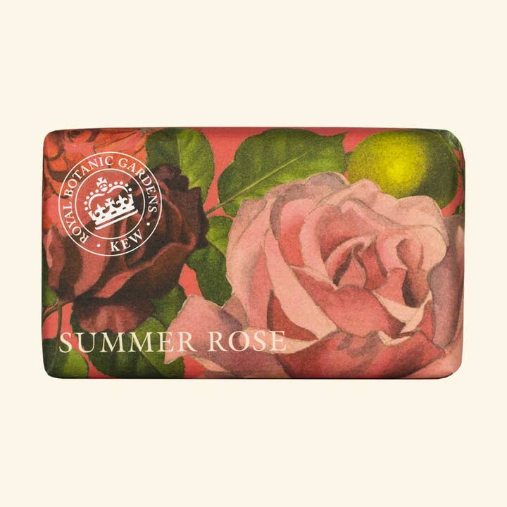 Kew Gardens Summer Rose Soap for wholesale by The English Soap Company
