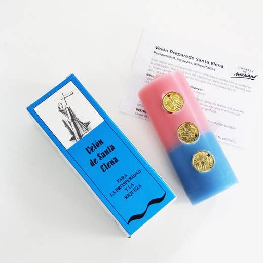 Vorbereitete Kerze Santa Elena für den Großhandel von Las Velas de Mariano