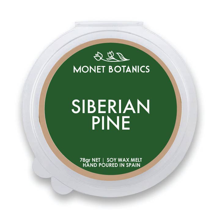 Monet Botanics - Wholesale Wax Melt - Siberian Pine Wax Melt 78gr Snap Pot Melt0