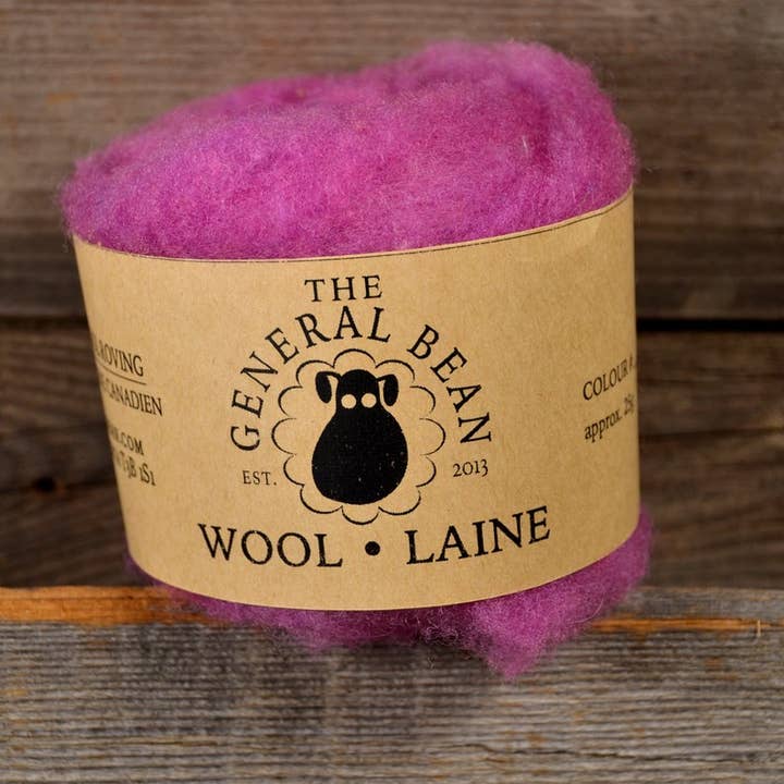 The General Bean - Wholesale Knutselbenodigdheden - Naaldviltwol - Lichtroze Roving0