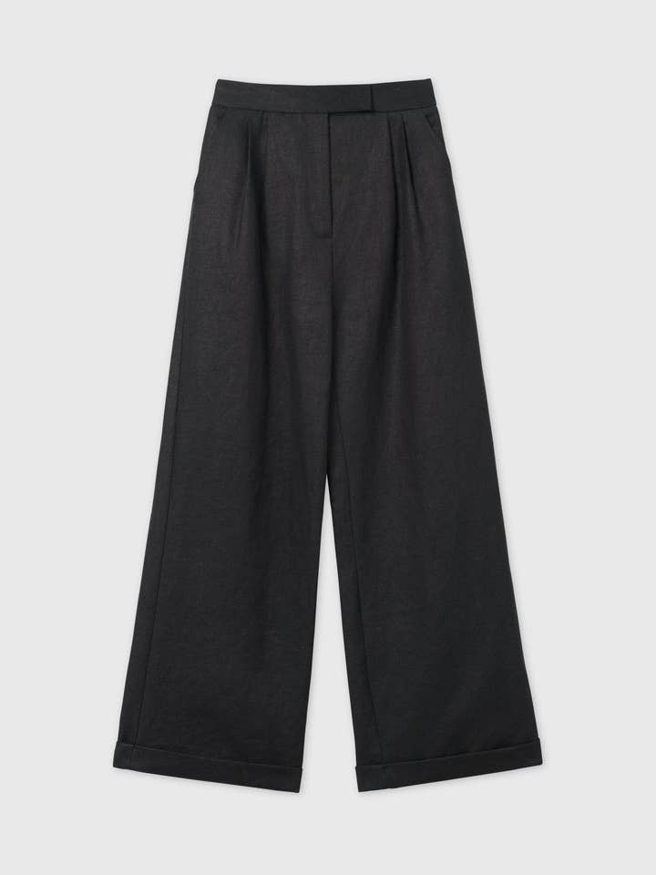 Hemp Wide Leg Pants for wholesale by Dāl the Label