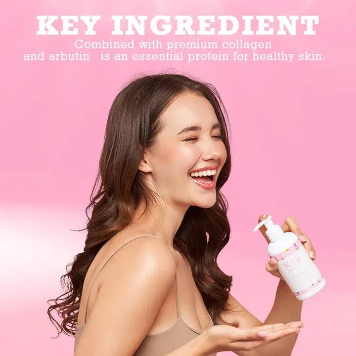 Koji White – Großhandel Körperpflegecreme/Bodylotion – Hautaufhellende Körperlotion mit Kojisäure und Kollagen 1 Flasche