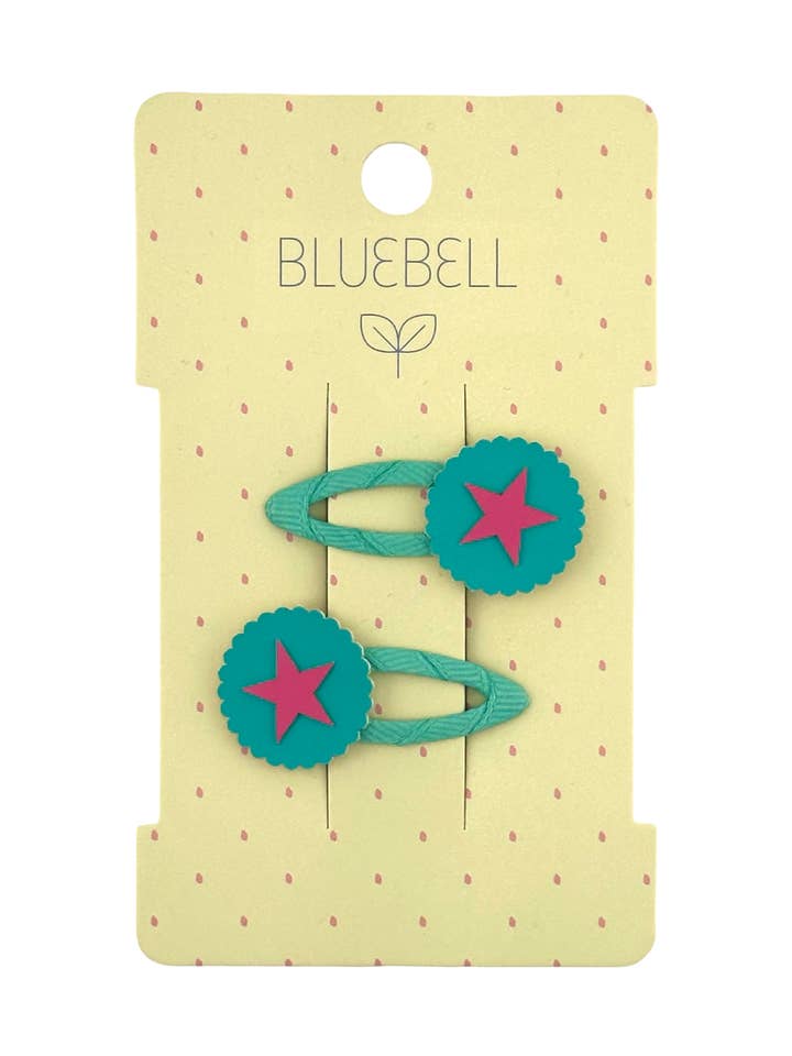 Grüner Stern Klick Klack 4cm für den Großhandel von Bluebell Petite