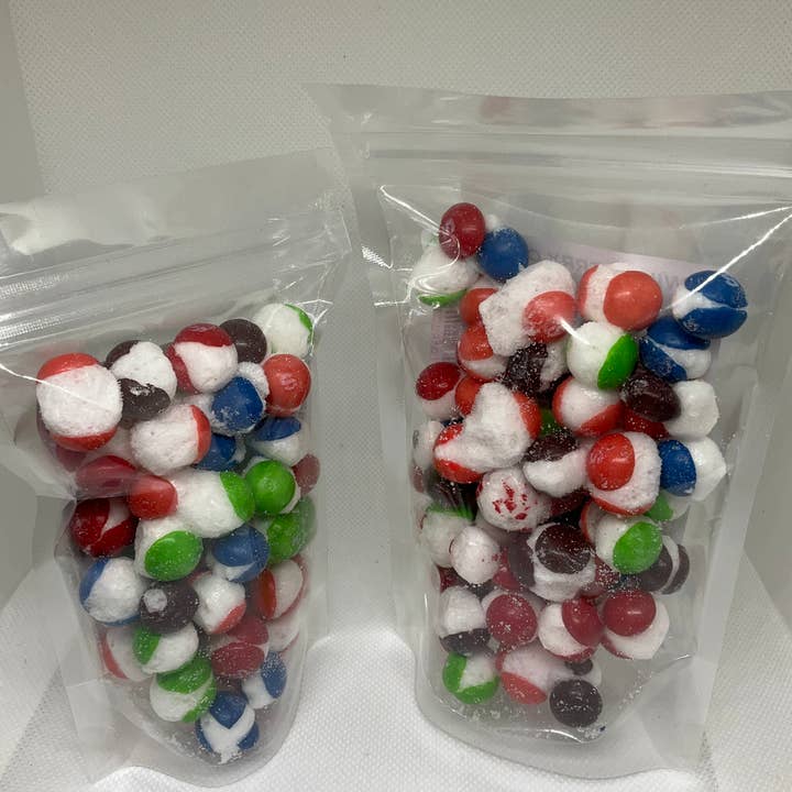 Freeze dried wild berry skittles clear bags for wholesale by PERFECTO ENCHILADO