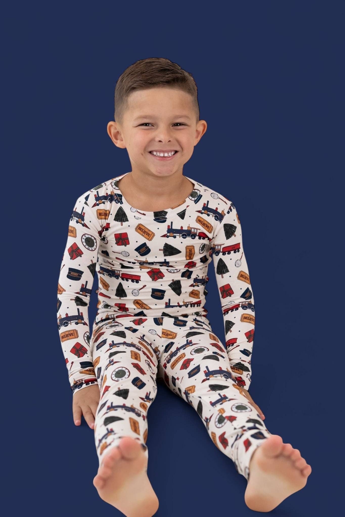 Dream Big Little Co. - Wholesale Sleepwear Set - Kids - POLAR MAGIC EXPRESS DREAM SET8