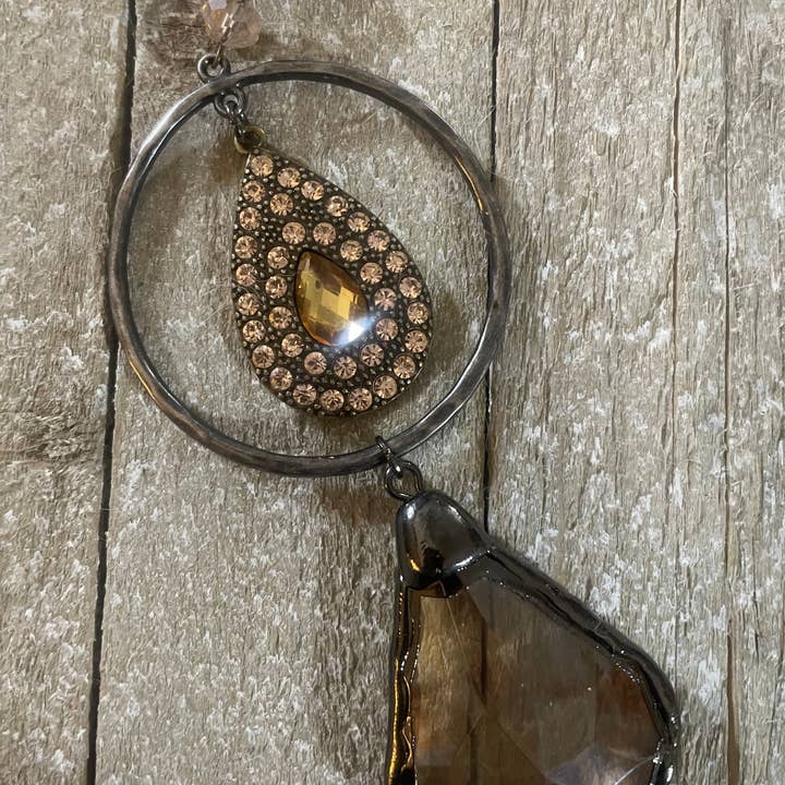 Plaza Chandelier Necklace for wholesale by Savannah Hoffman Designs Artisian Jewelry