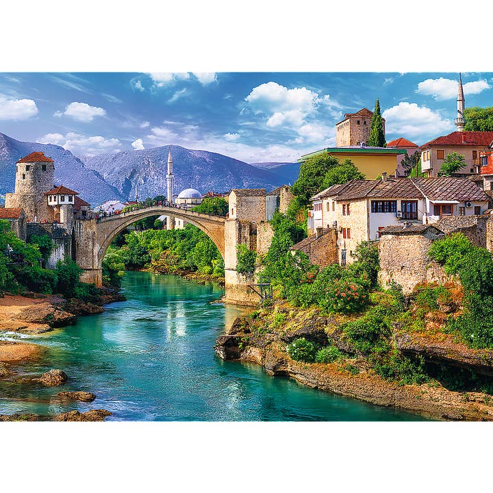 TREFL by Bridge Toys - Wholesale Puzzle - Adult - 500 Piece Trefl Jigsaw Puzzles, Old Bridge in Mostar, Bosnia1