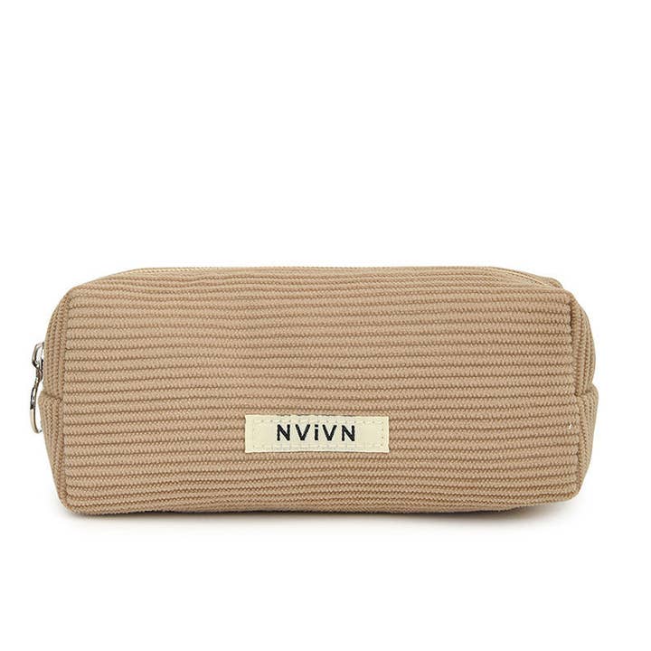 Dipped Shop – wholesale Pencil case/pouch – Vintage Corduroy Large Capacity Pencil Case DP25E9428