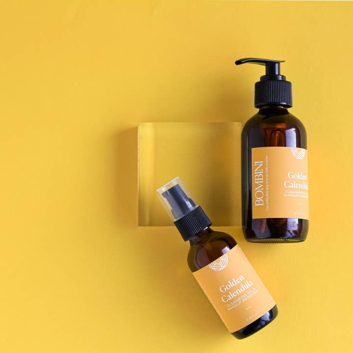 Golden Calendula Cleansing Oil and Makeup Remover for wholesale by Bombini Skin
