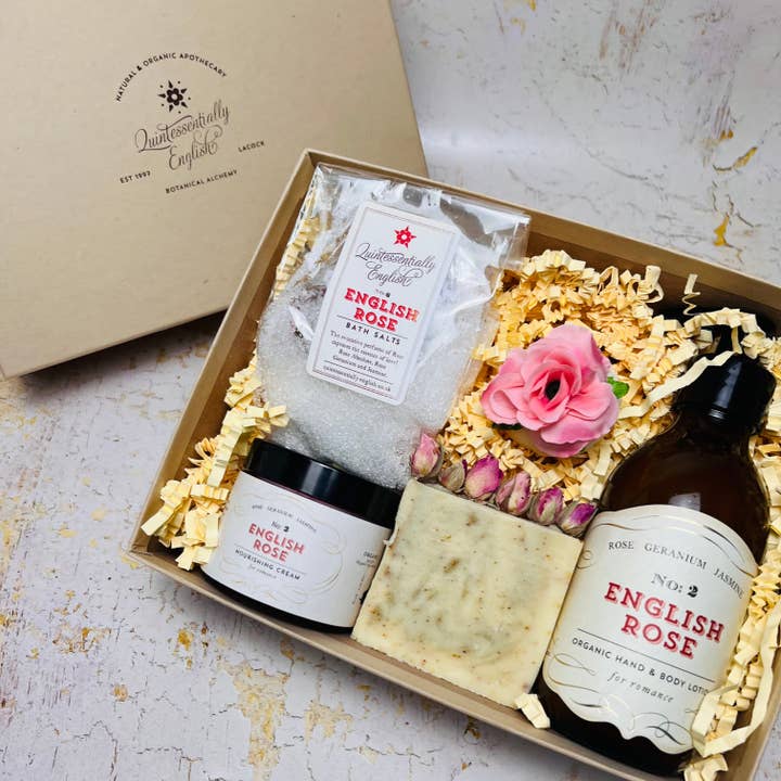 Everything’s coming up Roses - Luxury Limited Edition Gift Box for wholesale by Quintessentially English