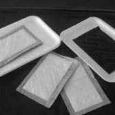 Hudson Meat Company - Wholesale Food Storage Wrap/Bag - SOAKER PADS SA75 BLACK/WHITE - UNISTAR0