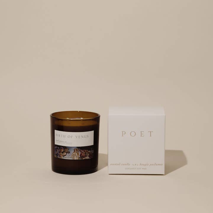 Poet Farm Co. - Wholesale Jar/Filled Candle - Masterpiece Candle - Birth of Venus0