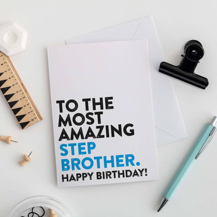 Most Amazing Beau-frère Carte d'anniversaire pour la vente par A is for Alphabet Ltd