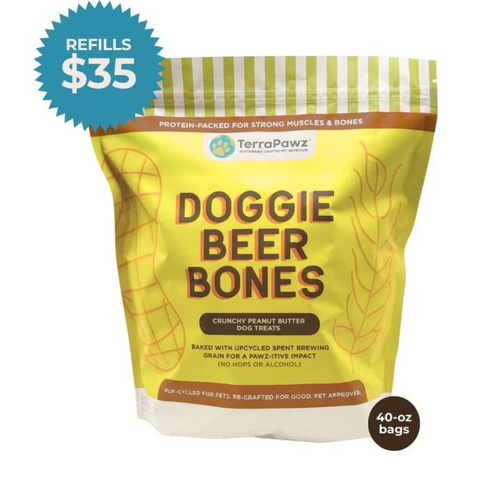 Doggie Beer Bones Pawty Pack (40-oz) for wholesale by TerraPawz