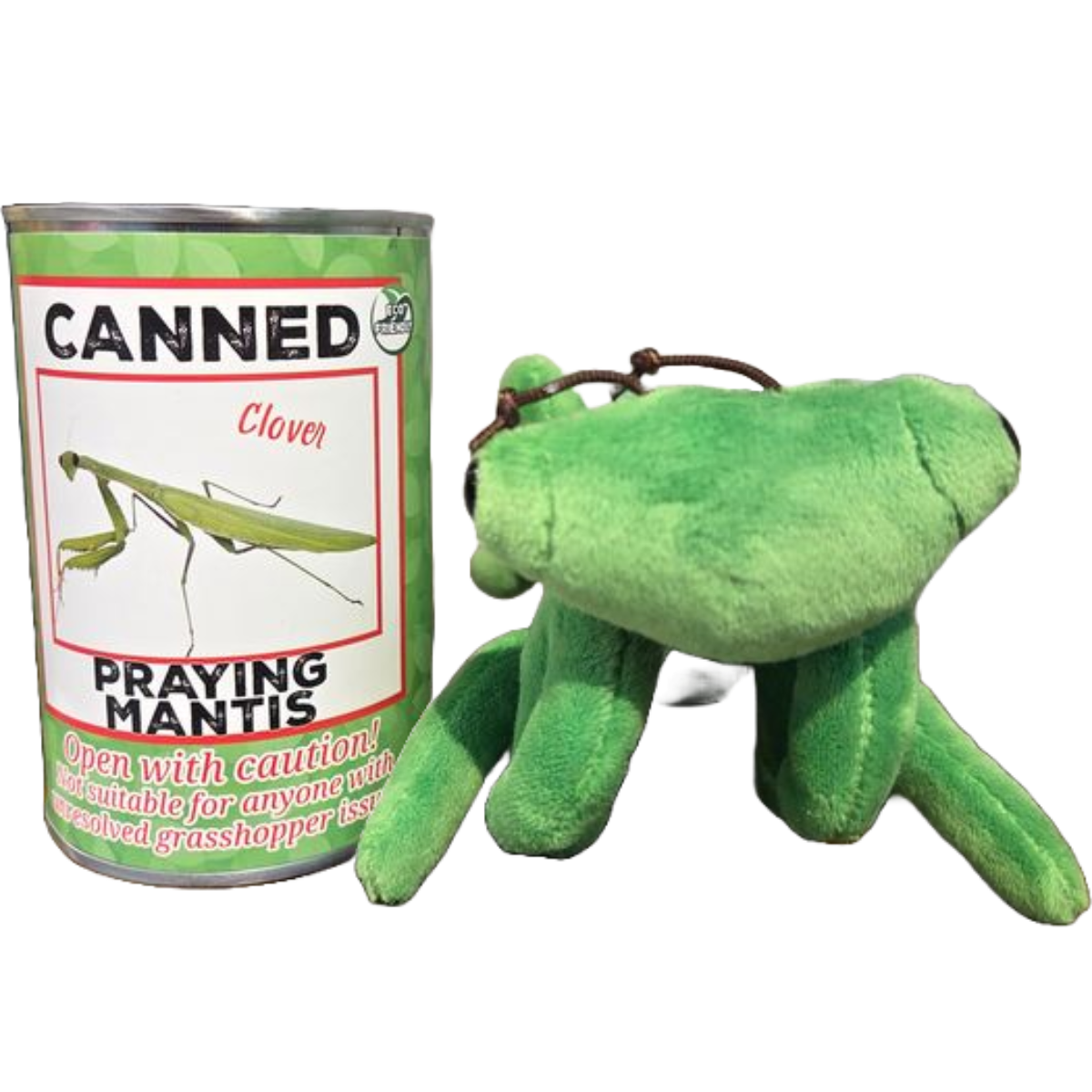 Canned Gifts - Wholesale Gag Gift/Novelty Gift - Canned Praying Mantis - Bug Insect Plush Gift in Can w/Jokes6