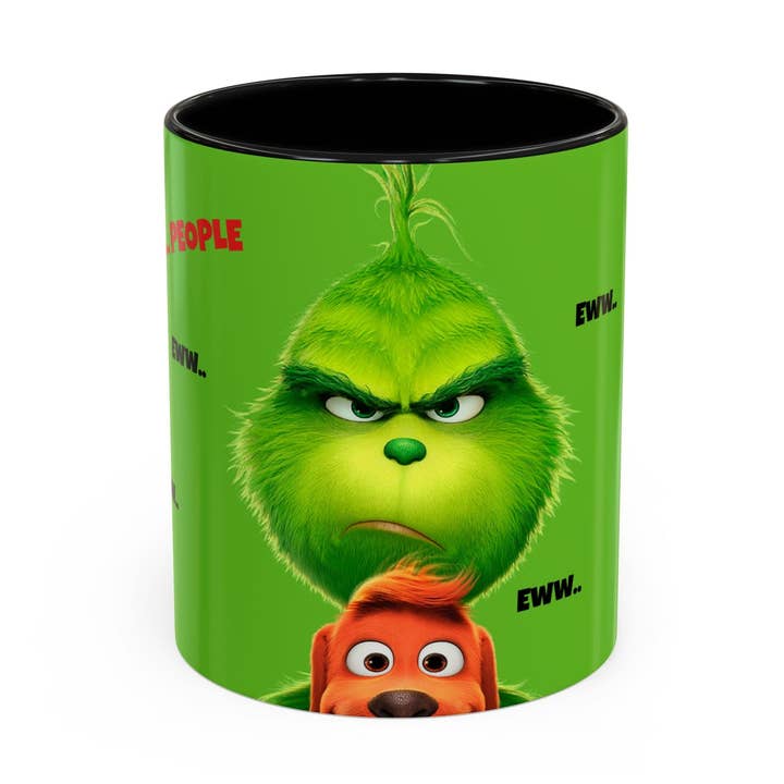 Kopie der Grinch- und Max-Tasse | Accent-Kaffeetasse 11oz 15oz für den Großhandel von Le Paperie Co