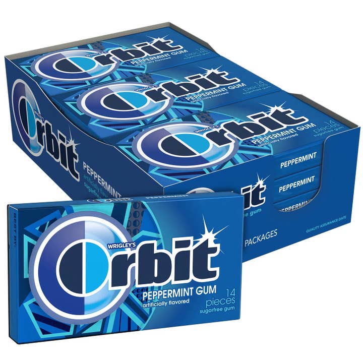 Orbit Gum Pfefferminz, 12 Karat für den Großhandel von I Got Your Candy