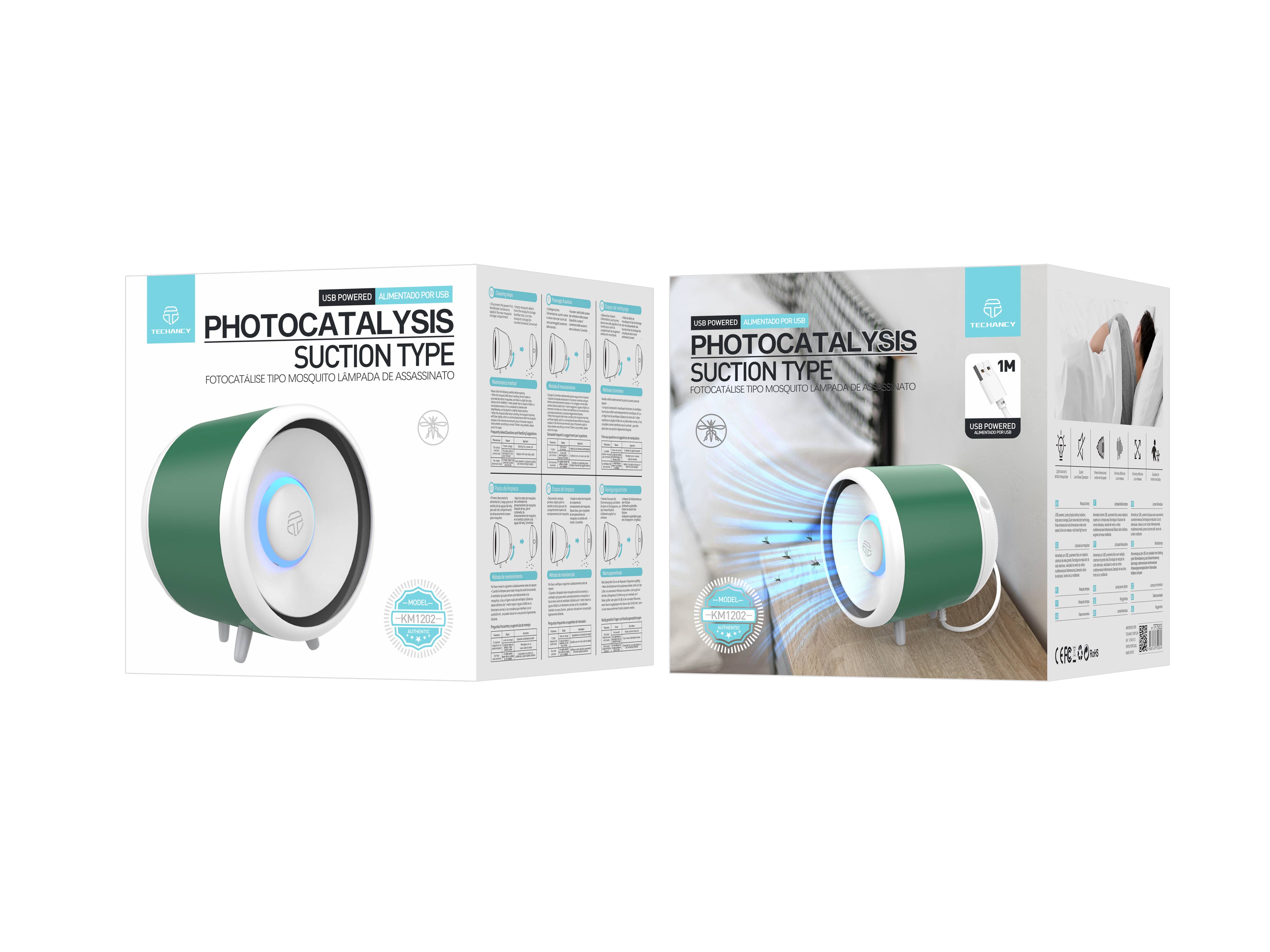 TECHANCY - Wholesale Insect Repellent - TECHANCY Electric anti-mosquito lamp, mosquito repellent USB1