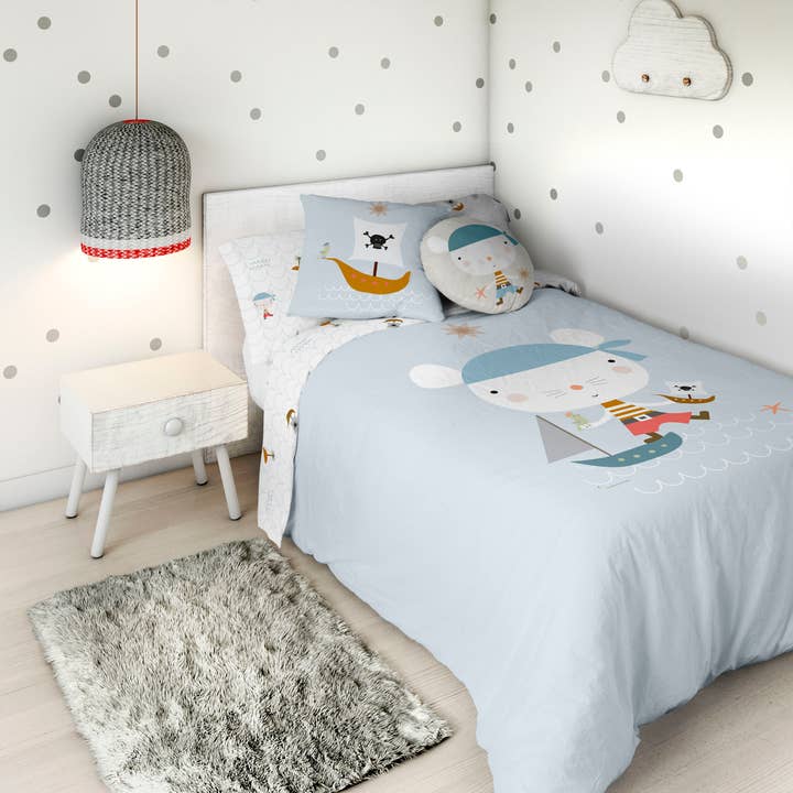 Housse de couette 100% Coton 2Pc, Réversible - AVENTURE PIRATE pour la vente par Creaciones Euromoda SL (Naturals Home)