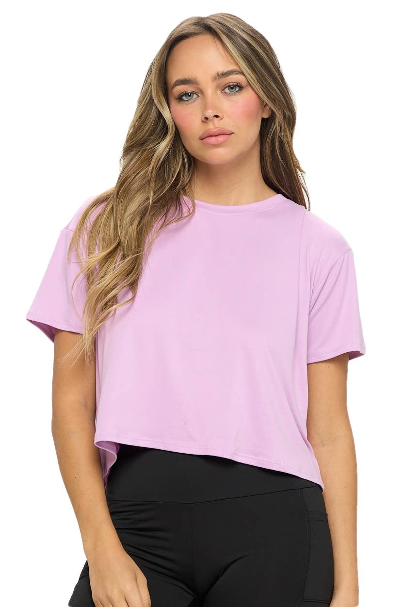 Knit Riot – Engroshandel T-shirt – til kvinder – Kortærmet Boxy Cropped Tee14