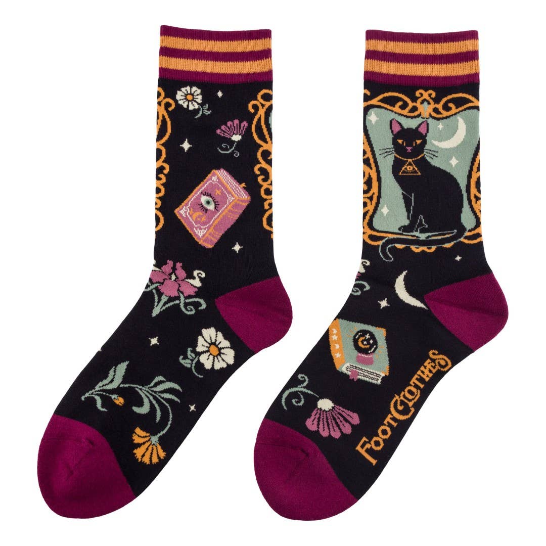 FootClothes LLC - Wholesale Socks - Women's - Duchess Shadowfloof's Mew World Order Crew Socks2