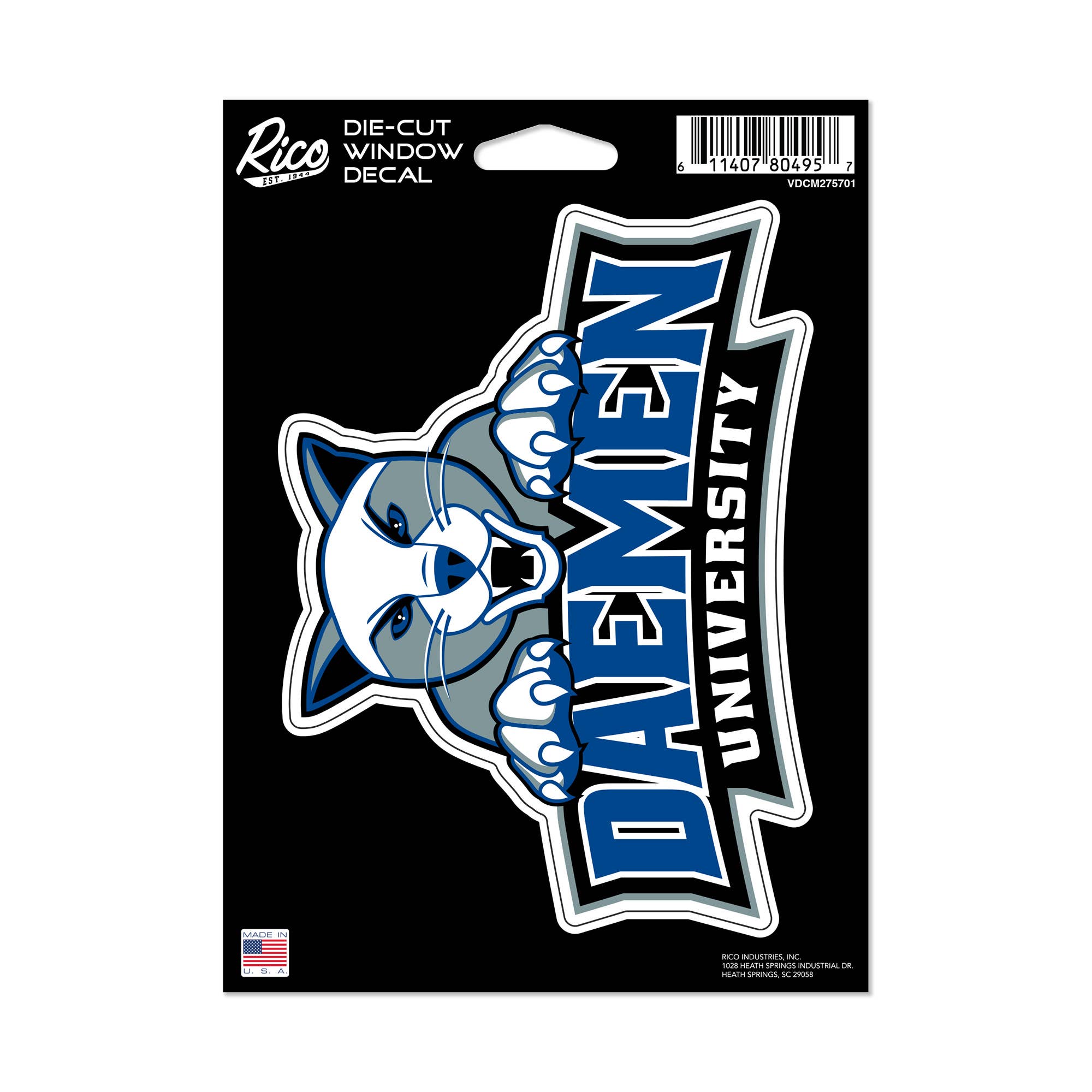 Rico Industries - Wholesale Car Decorative Charm - Unisex - NCAA  Daemen Wildcats  Medium Die Cut Decal0