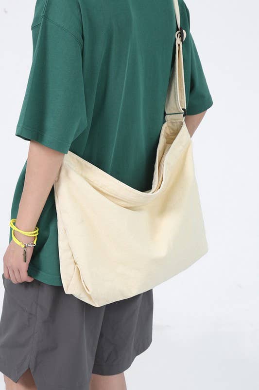 ACCITY - Wholesale Shoulder Bag - Women's - Crossbody Canvas Big Shoulder Bag_CWAB042015