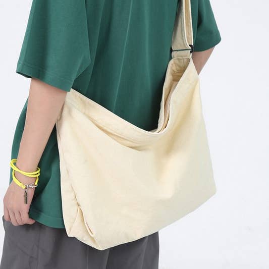 ACCITY - Wholesale Shoulder Bag - Women's - Crossbody Canvas Big Shoulder Bag_CWAB042015